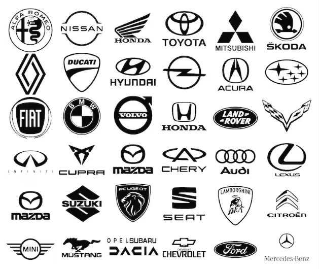 Current Research: Details – Car Company Badges